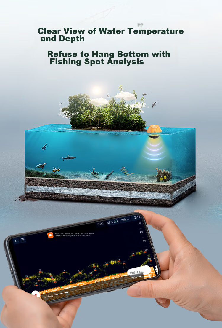 Hikvision Micro-Image New Sonar Fish Finder FS01 Ultra Lure and Pole Fishing Equipment 5