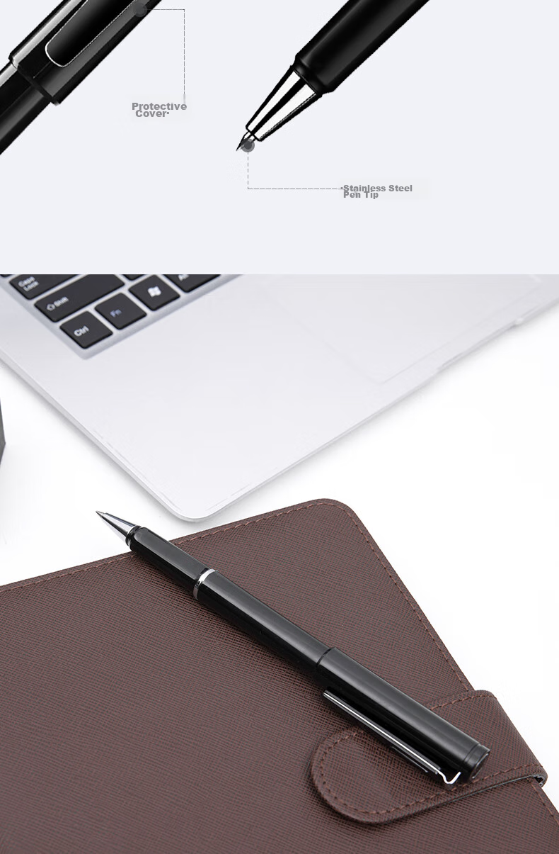 Deli Discoverer Ballpoint Pen, Conference Signing Pen, Neutral Ink, Elegant Black, for College Entrance Exams 4