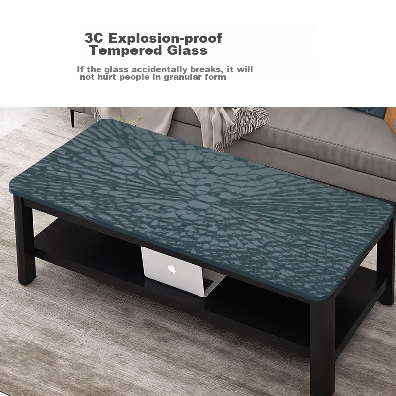 Fanshe Coffee Table, Living Room Tea Table, Office Coffee Table, Small Apartment Glass Sofa Table, Modern Minimalist Tea Table