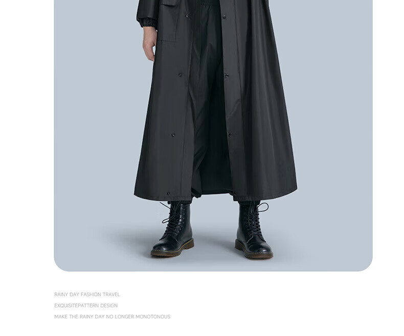 Cheguimu Electric Bicycle Raincoat, Single-Person One-Piece, for Electric Scooters And Bicycles, Riding Rain Poncho, Enlarged And Thickened, Storm-Proof Raincoat 49
