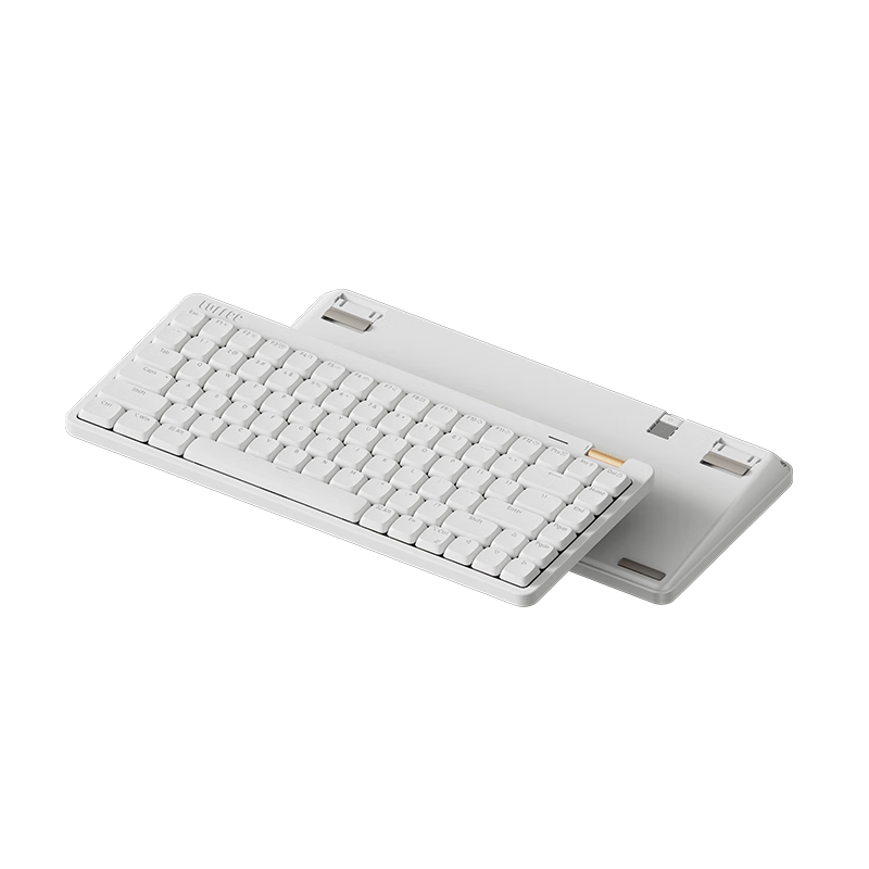 LOFREE Xiaoshun Youth Edition, 84-Key Wireless Mechanical Keyboard, Low Profile, Tri-Mode Gasket Keyboard, White, Lightweight And Agile