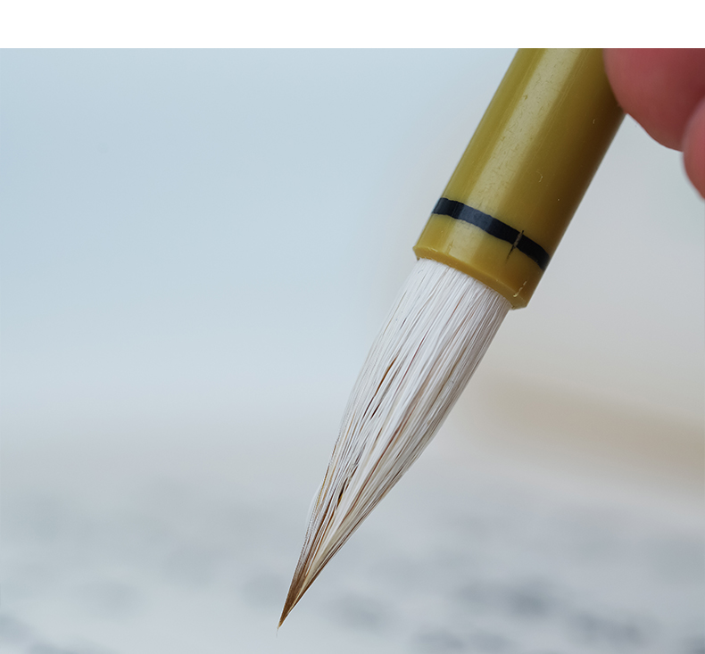 Rongbaozhai Calligraphy Brush Jianhao Soft Brush for Writing Practice Large Medium Small Regular Script Four Treasures of the Study Copybook for Adults Beginners Students Qingfeng Jianhao - Best Selle 3