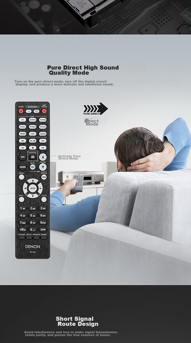DENON DCD-600NE Speaker, Audio System, High-Fidelity Hi-Fi Audiophile Sound, Imported, Entry-Level CD Player, Silver 4