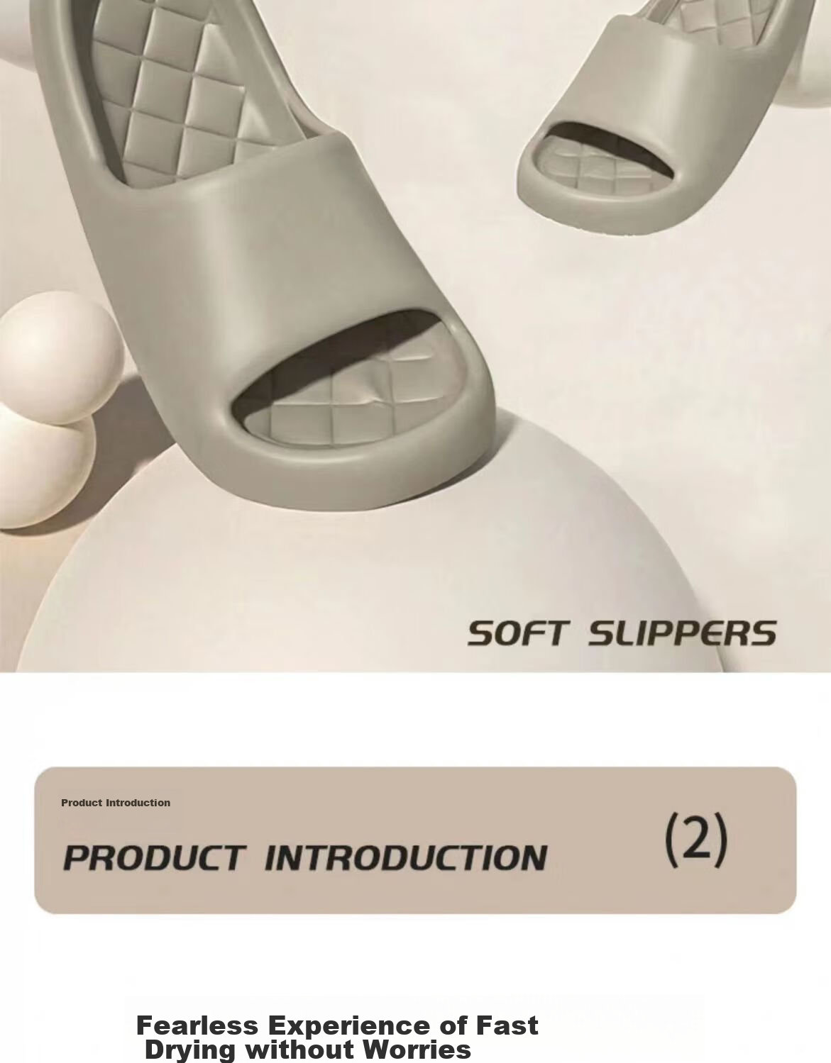IQGD Slippers for Men And Women, Casual Simple Home Outdoor Indoor Bathroom Shower Sandals, Brown, Size 42-43 6