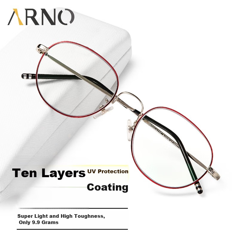 ARNO FOCUS ON YOUR EYES Reading Glasses for Women, Anti-Blue Light, Fashionable Ultra-Light High-Definition Elegant Full-Frame Presbyopic Glasses A1035 100 Degrees