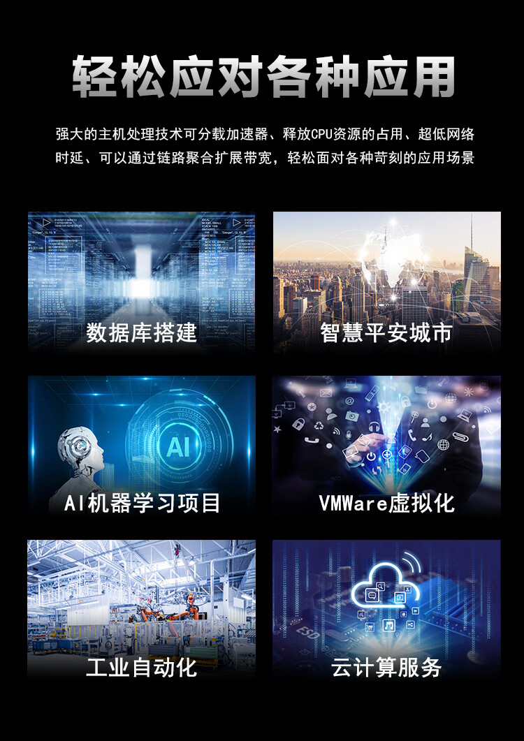 LR-LINK Lianrui LRES2025PT PCIex4 Gigabit Four-Port Server Network Card, Industrial Camera Machine Vision GigE Wired Network Card, Domestic Chip Compatible with I350-T4 3