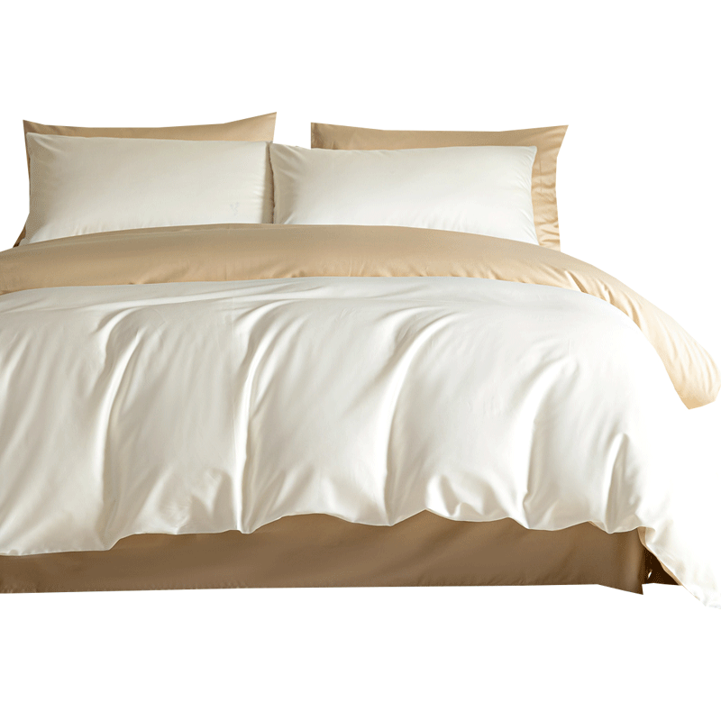 La Torretta 60-Count Antibacterial Class A Pure Cotton Duvet Cover Single Piece, 100% Cotton Double Bed Quilt Cover 200x230cm, Yuxiang Che