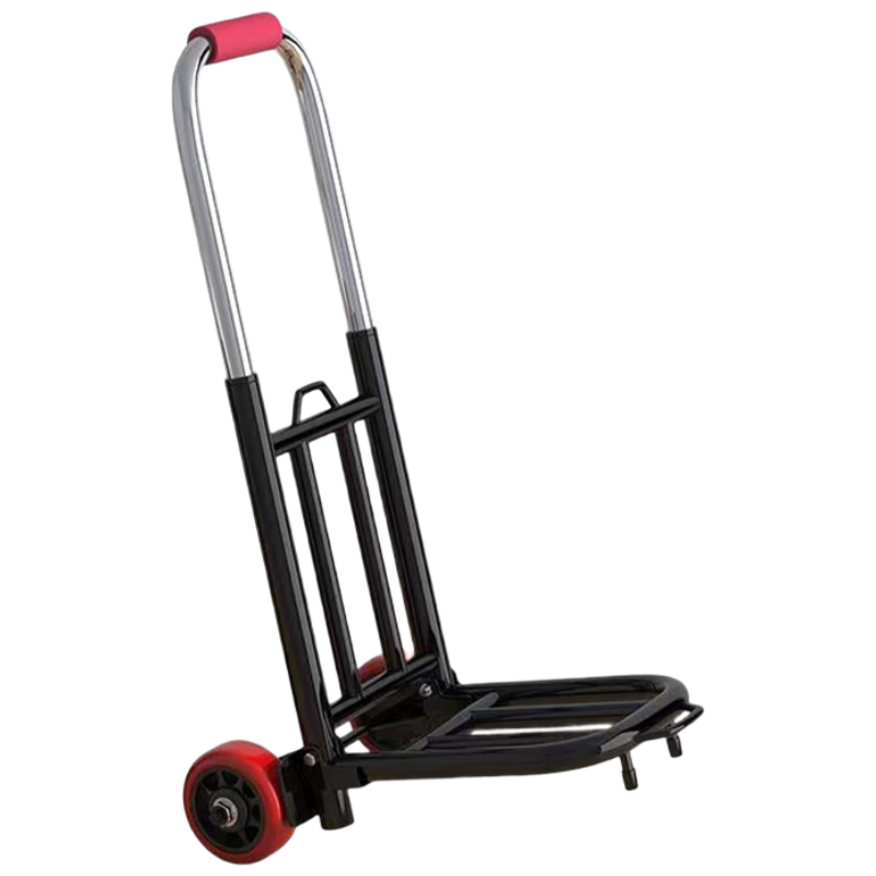 Paiying Foldable Hand Cart Folding Trolley Household Stair-Climbing Shopping Cart Small Pull Rod Cart