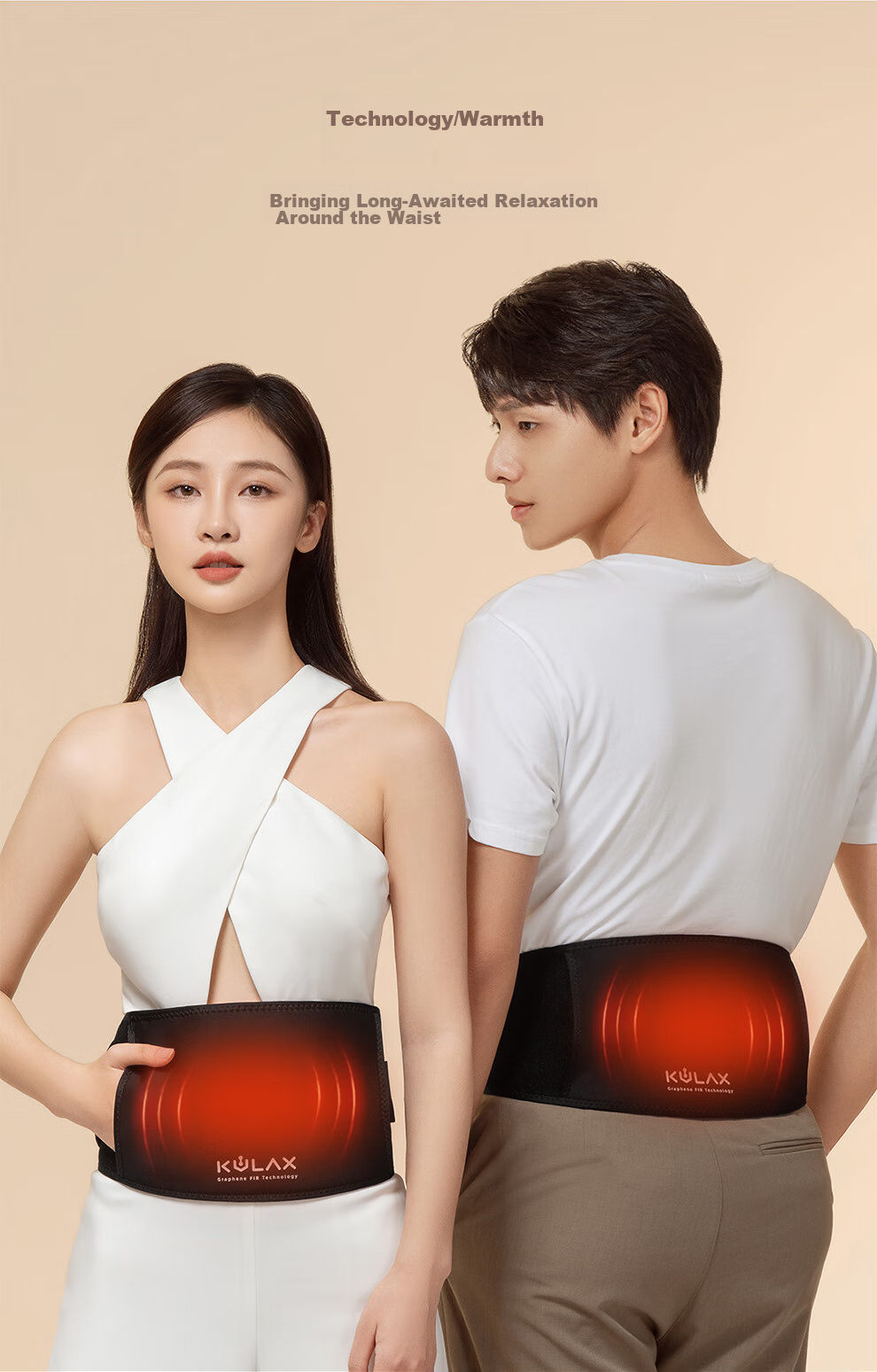 KCOTSON Intelligent Heating Waist Belt, Warmth Therapy, Uterus Warming, Lumbar Muscle Strain Support, Abdominal Warming, Birthday Gift for Girlfriend Or Wife, Teacher's Day Gift 4