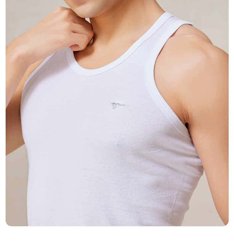 Seven Wolves Men's Vest [10A Antibacterial and Anti-Mite] Versatile Racerback Sports Stretch Base Layer 2-Pack 3XL 14