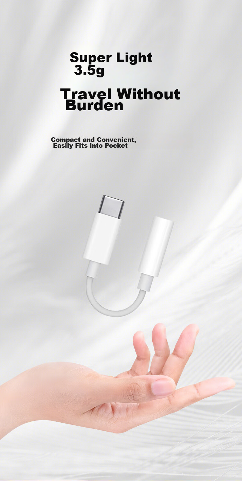 Masentek Charging Adapter Cable Compatible with Huawei Freelace Earphones, Freelace Pro 2, Honor Bluetooth Xsport Pro Converter USB to Type-C Audio Port 12
