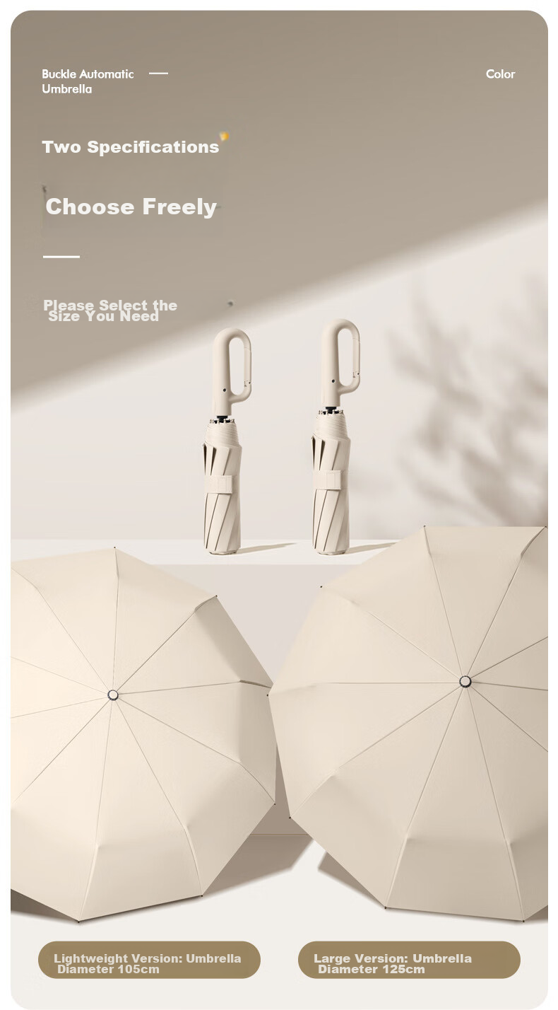 Huashi Car Reverse Umbrella, Large Size, for Men And Women, High-End, Suitable for Both Sun And Rain, Fully Automatic, Self-Closing, Anti-Rebound Folding Umbrella 15