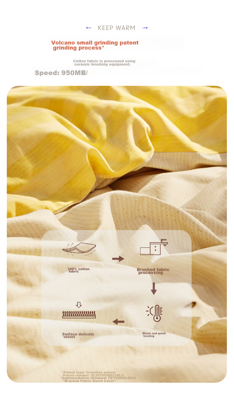 Luolaikids Four-Piece Set, Maternal And Infant Class A Pure Cotton Thickened Brushed Duvet Cover Pillowcase Fitted Sheet Quilt Cover 5