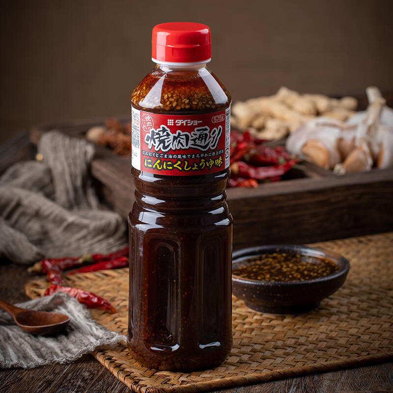 大逸昌 日本进口 蒜味烤肉酱 日式料理烤肉调味酱烧肉汁 腌料 蘸料575g