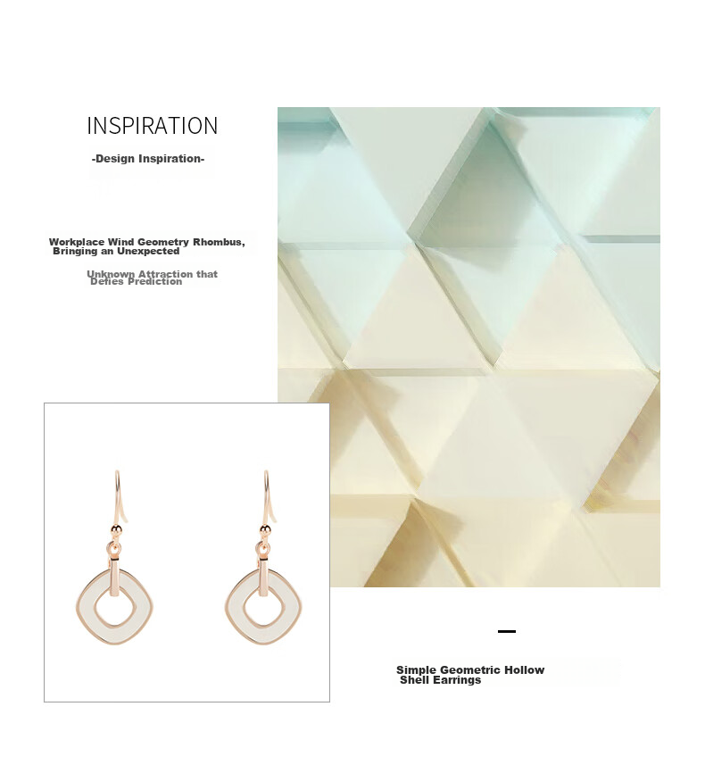 AJIDOU Stud Earrings, Fashionable And Simple Star Shell Design, Enhances Complexion, Non-Clashing with Workplace Attire, Suitable for Commuting, Gift for Girlfriend, Mid-Autumn Festival Present 2