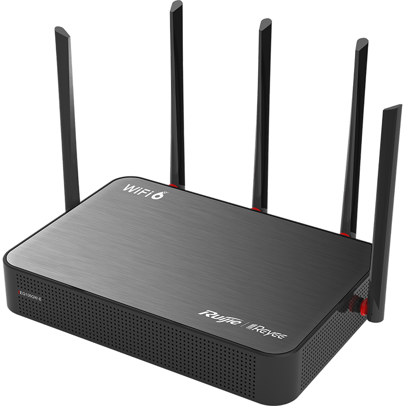 Ruijie Gigabit WiFi 6 Enterprise Wireless Gateway Router RG-EG105GW Dual-Band 1800M Multi-WAN Port Wireless AC Controller