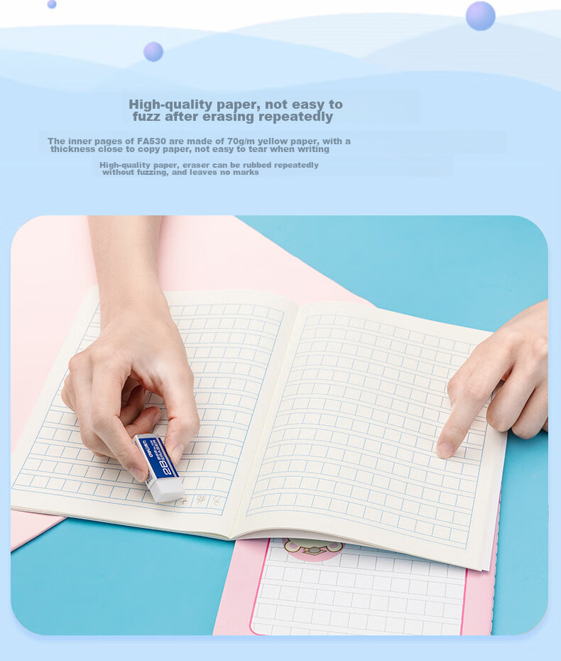 Deli 12 A5 Notebooks, 30 Sheets Each, Elementary School Student Writing And Homework Books, Stitched Soft Cover Notebooks, Journals, And Notepads 5