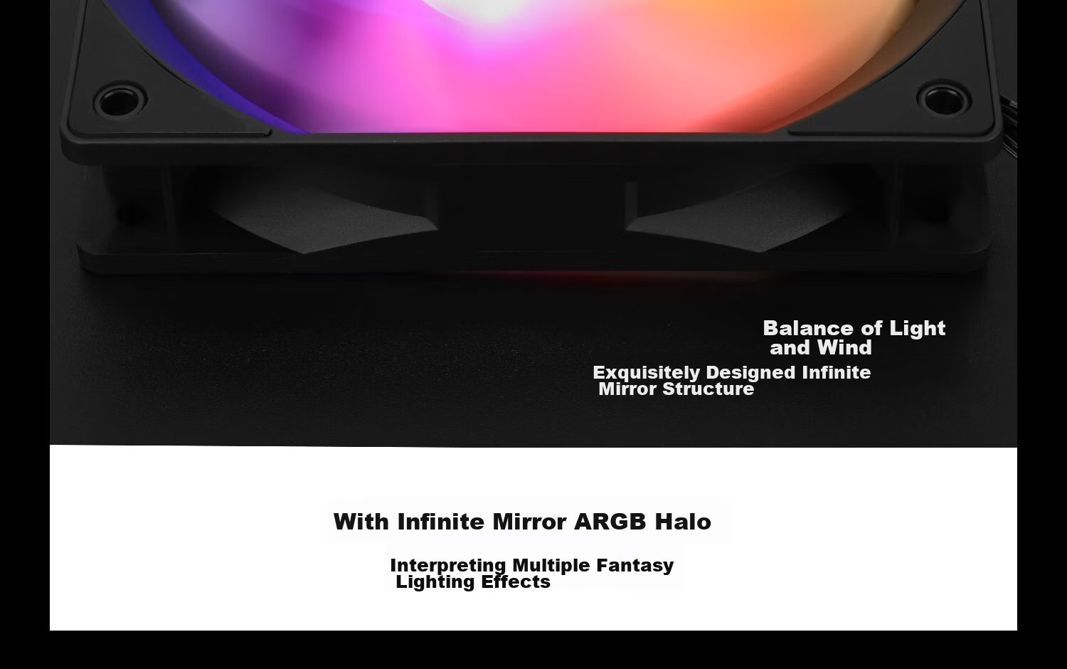 Thermalright TL-C12B V3 X3 Black ARGB 12cm Case Fan, Infinite Mirror Light Fan, RGB Fan, 4PIN PWM Speed Adjustable Fa 8