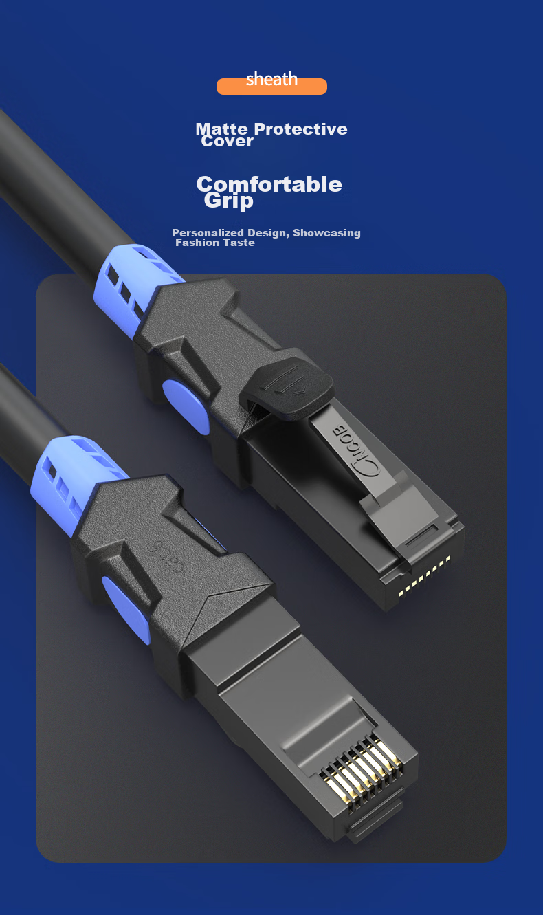 CNCOB Cat6 Ethernet Cable, Gigabit Unshielded 8-Core Twisted Pair Patch Cord for Home, Construction, Computer, Broadband, Surveillance Network Connection, 30 Meters 9