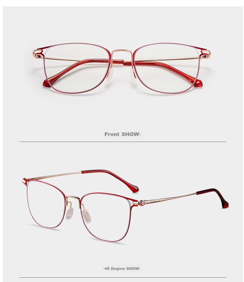Xiyanghong Reading Glasses, High-Definition Anti-Blue Light, Bifocal Automatic Zoom, Ultra-Light Full-Frame Reading Glasses AX8102, 100 Degrees 16