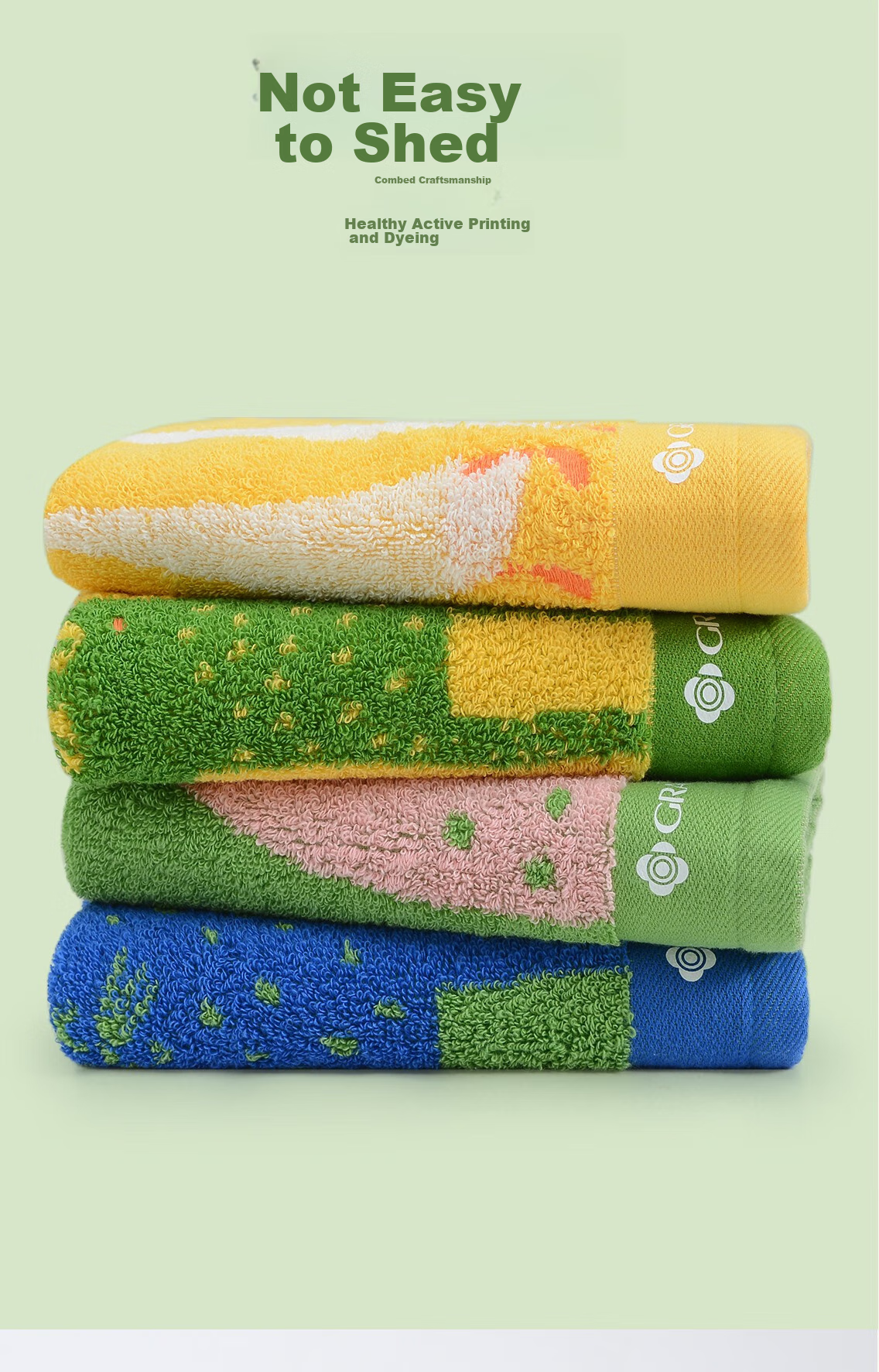 Grace Pure Cotton Towel Cartoon Children's Animal Towel, Cute And Fresh All-Cotton Face Towel for Boys And Girls, Sports Towel, Pack of Three 5