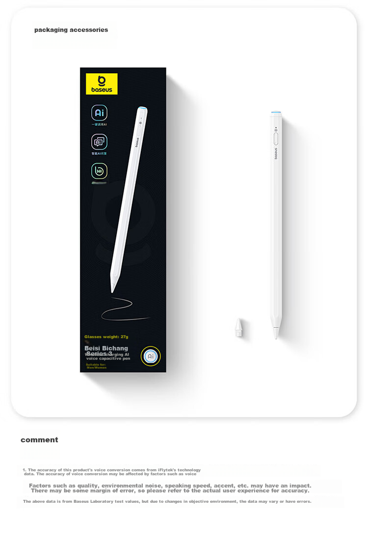 BASEUS Capacitive Stylus for IPad, Compatible with Apple Pencil Gen 2, Suitable for 2026 Pro/Air8/Mini/iPad11 Tablets, Touchscreen Writing Pe 23