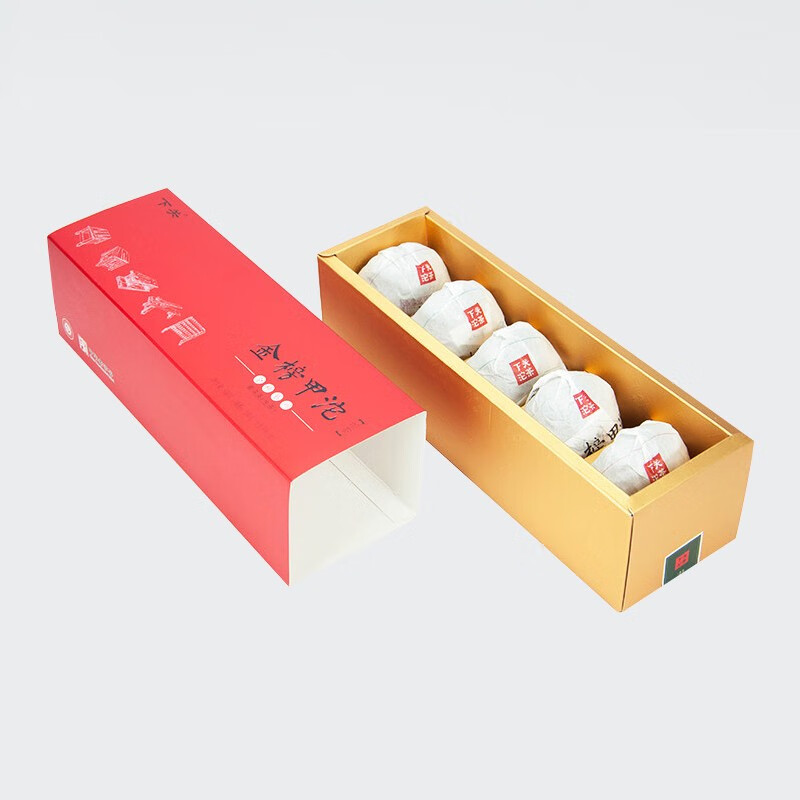 下关沱茶 茶叶 普洱茶普洱生茶 2015年金榜甲沱盒装 500g/盒 中华老字号