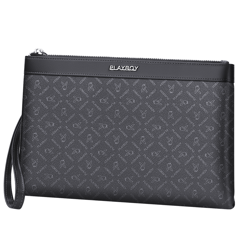 PLAYBOY Men's Large Capacity Clutch Multi-Functional Envelope Business Fashion Bag Birthday Gift for Husband