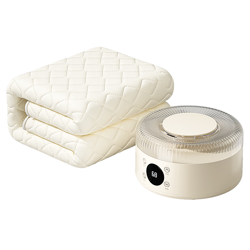 CHIGO [Separate Water And Electricity, Dehumidify And Mite-Proof] Double-Person Water Circulation Electric Heating Pad Kang Bed Warmer 1.5x1.8 Meters