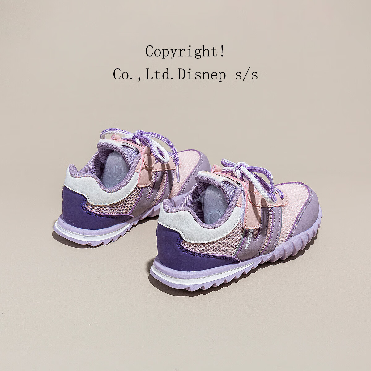 Disney Children's Sports Shoes for Boys And Girls, Summer Mesh Breathable Casual Shoes with Velcro, Versatile Color-Block Kids' Sneakers, Pink, Size 30