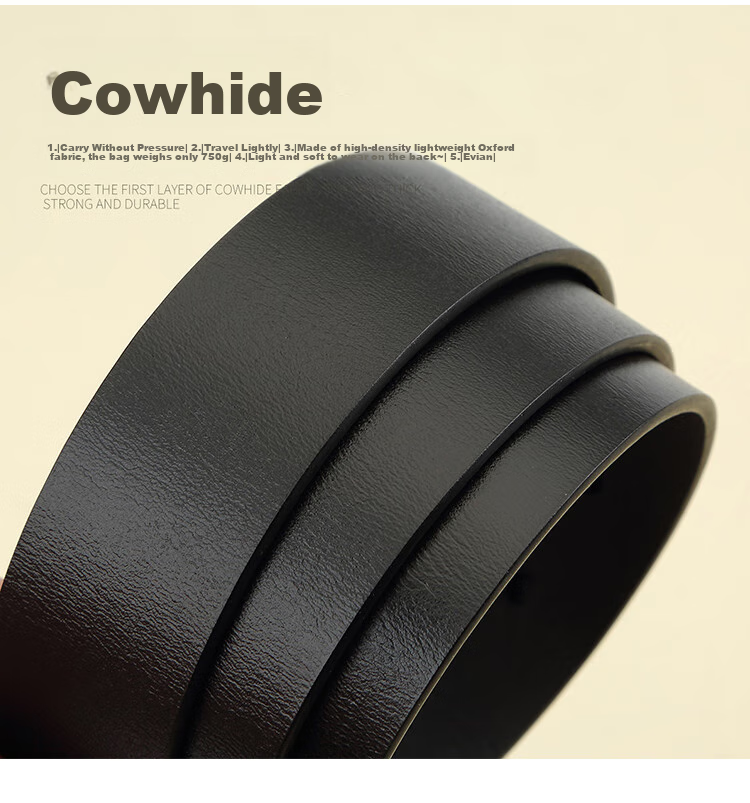 CROCODILE Women's Versatile Leather Belt, Trendy Waistband, Fashionable Vintage Pin Buckle Belt, 34MME2887, Brow 8