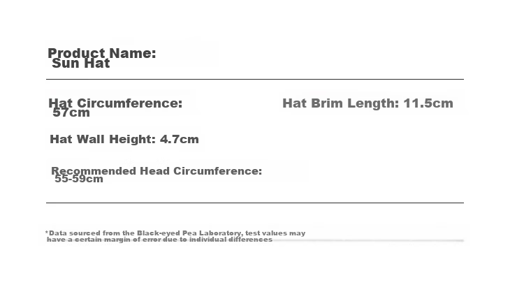 Move Iron Sun Protection Hat for Men And Women, Outdoor Summer Visor Cap, Large Brim Sunhat, Beach Cool Hat, Black 3