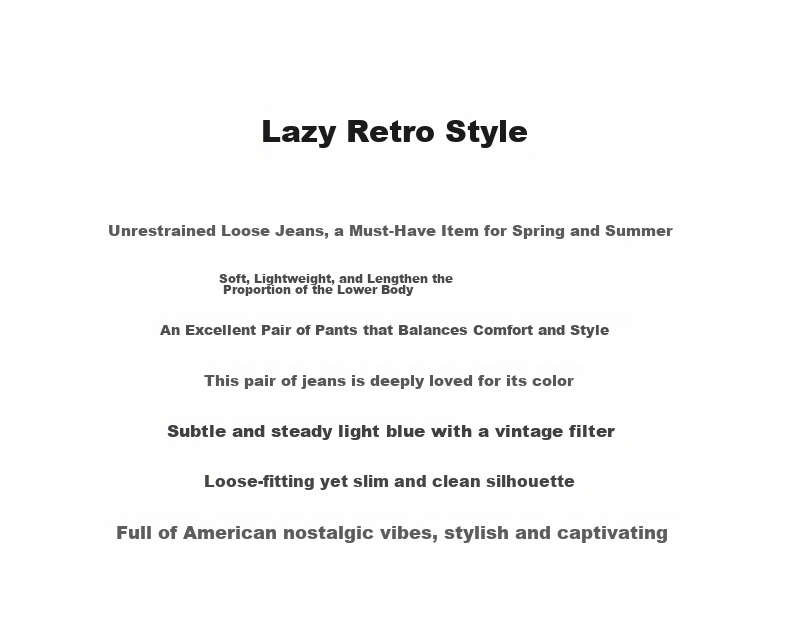 Ziyouxi Wide-Leg Jeans for Women, Autumn 2025 New Style, High-Waisted Slimming Loose-Fitting Draping Casual Straight-Leg Pants 2