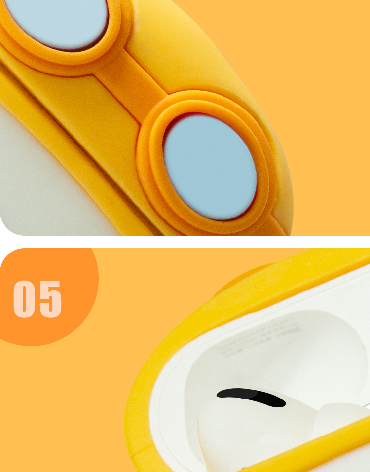 JOY&DOGA Airpods Pro Protective Case, Apple Earphone Case, Airpods Wireless Bluetooth Earphone Case, Silicone Cute Cartoon Airpods Protective Case, JOY Co-Branded Merchandise 7