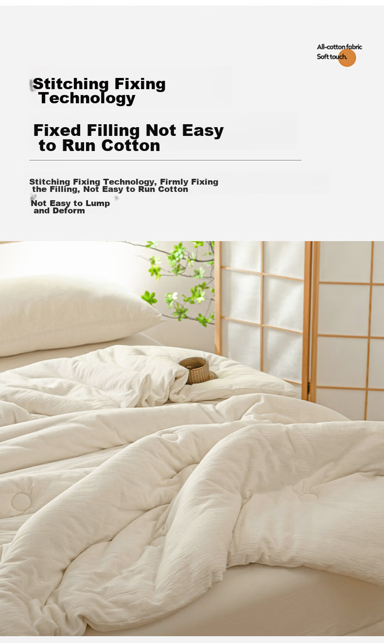 Hengyuanxiang Class A 100% Xinjiang Cotton Quilt, 200*230cm Double Size, Thickened 6 Jin, All Seasons Spring And Autumn Comforter, Air Conditioning Quilt, Cotton Blanket 15
