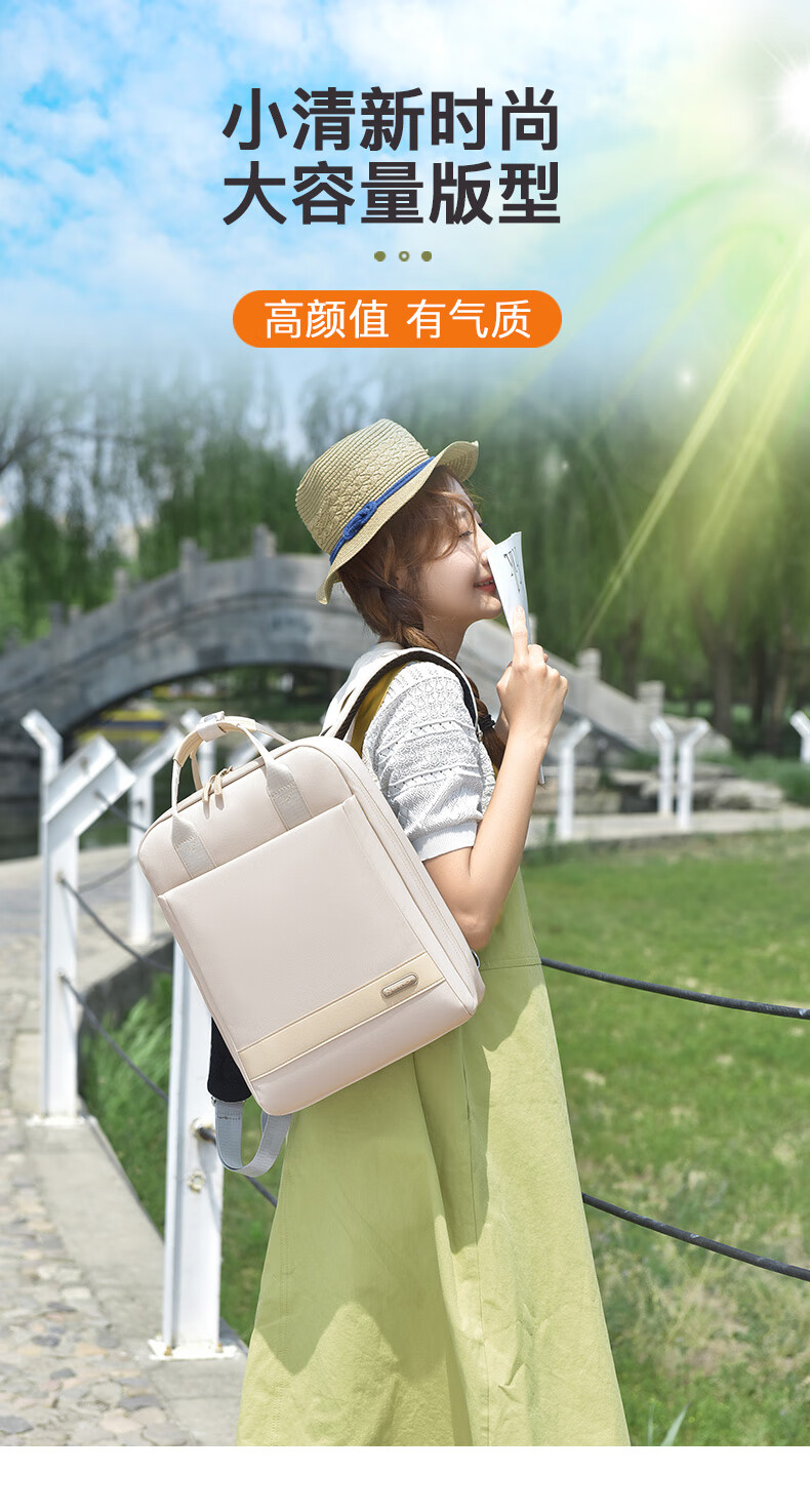 BRINCH Laptop Backpack for Men And Women, 15/16 Inch Large Capacity Suitable for Xiaomi Huawei Travel Business Trip Bag 1