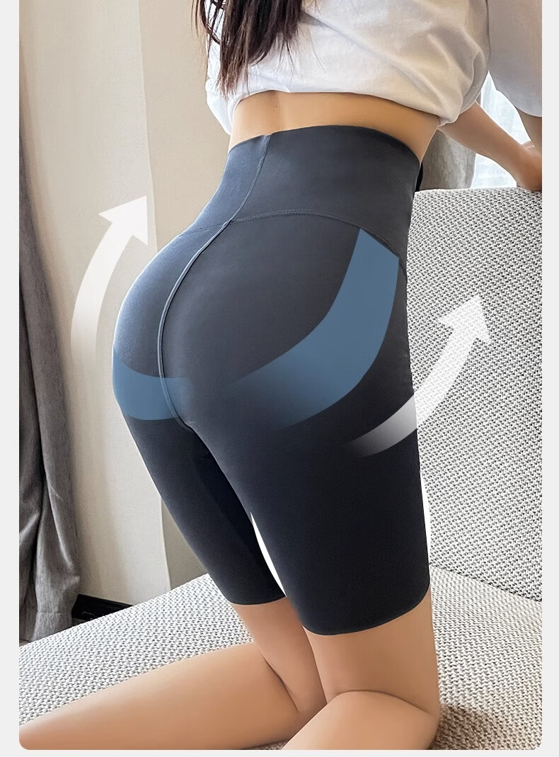 LangSha Shark Leggings for Women, Tummy Control And Butt-Lifting, Summer Anti-Exposure Sports Cycling Yoga Pants, Slim-Fit Leggings for Weight Loss 3