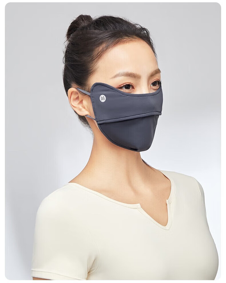 MOLY VIVI Sun Protection Face Mask, Summer Lightweight Breathable Sunshade, UV-Resistant Eye Protection, Non-Binding Ear Design, Magic Vivia 18