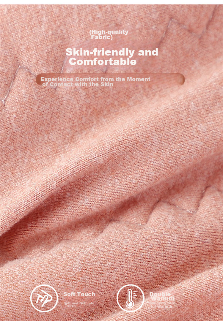 LangSha [Fall New Arrival] Silk Thermal Pants for Women, Winter Outer Wear, Fleece-Lined, Thickened Base Layer Pants, Plus Size, Extra Thick Cotton Pants 4