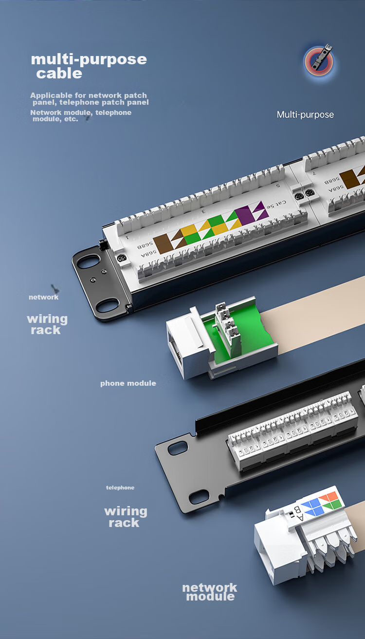 SAMZHE Cable Crimper Module Patch Panel Tool Wire Cutter Telephone Network Cable Cutter SZ-324B (Unit: Box) 2