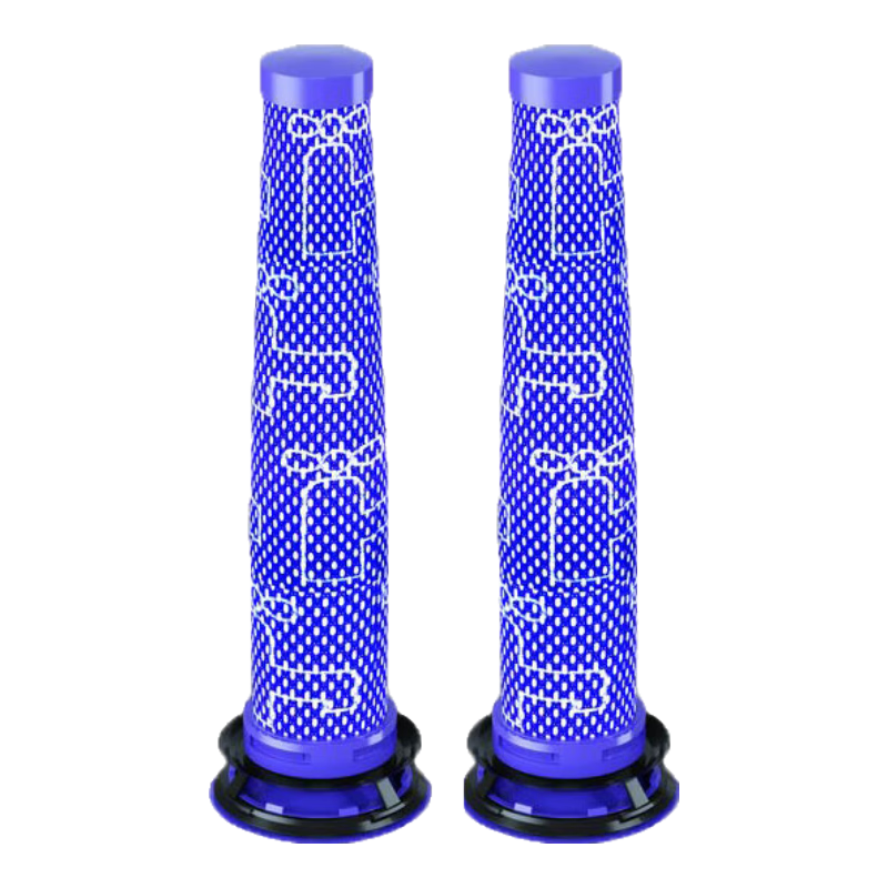 KISSAIR Compatible with Dyson Handheld Vacuum Cleaner Accessories DC59/V6/V7/V8, Pre-Filter Mesh Filter Element Filter Rod, Pack of Two