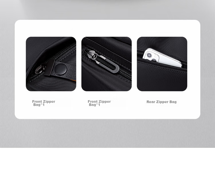GOLF Shoulder Bag for Men, Crossbody Bag with Multiple Compartments, Can Hold IPad, Business Casual Water-Resistant Lightweight Fashionable Sports Messenger Bag 5