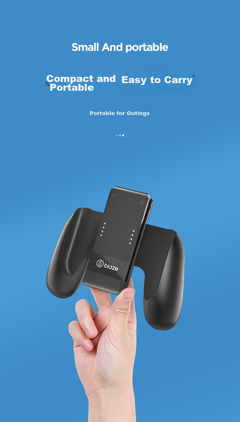 BIAZE Compatible with Nintendo Switch Game Controller Charger, NS PRO Controller Charging Grip/Joystick Game Controller Accessories, Detachable YX20 3