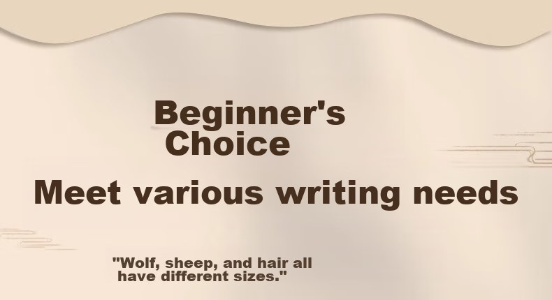 Yushuihu Calligraphy Brush Set for Beginners, Elementary School Students, Chinese Painting, Medium-Sized Wolf Hair, Medium-Sized White Cloud, Medium-Sized Regular Script, Large Regular Script, Children's Practice Calligraphy Brushes for Painting And Water Writing, Beginner's Practice Kit 3