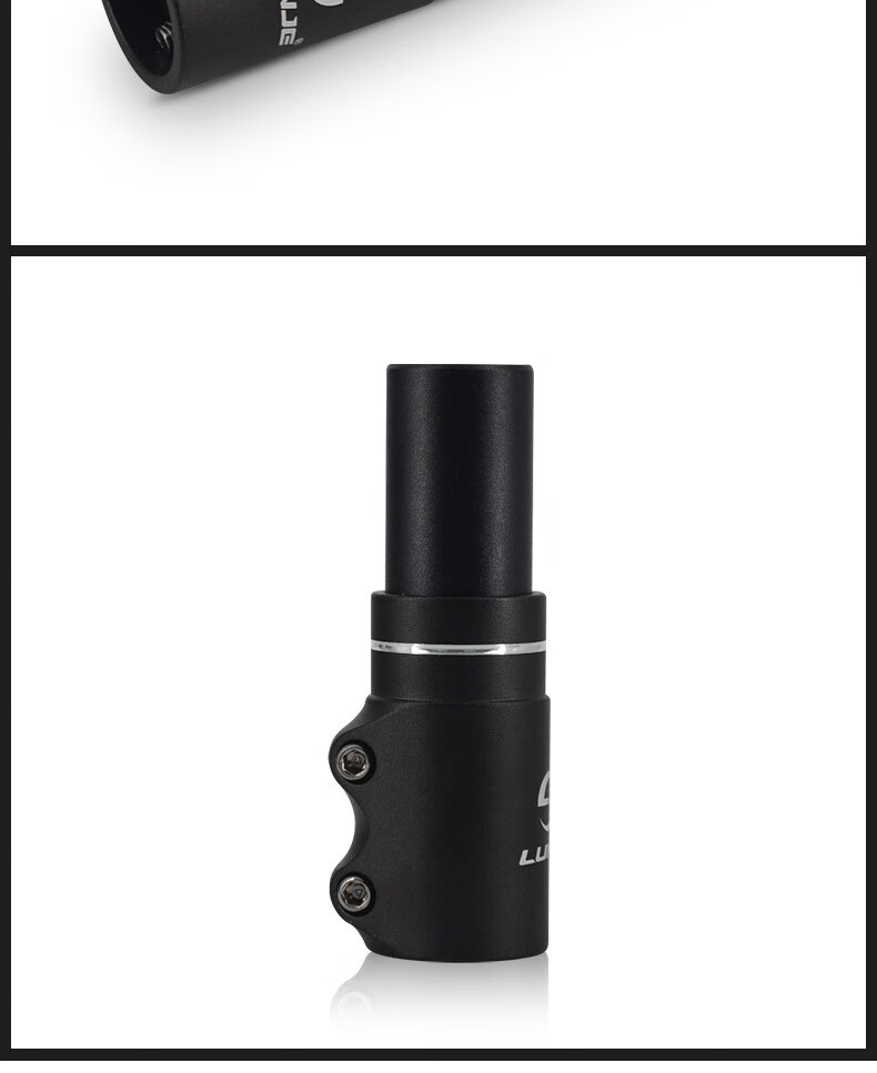 Mountain Bike Handlebar Riser, Adjustable Handlebar Heightening Stem, Stand-Up Handlebar Accessory, Black, 115MM 10