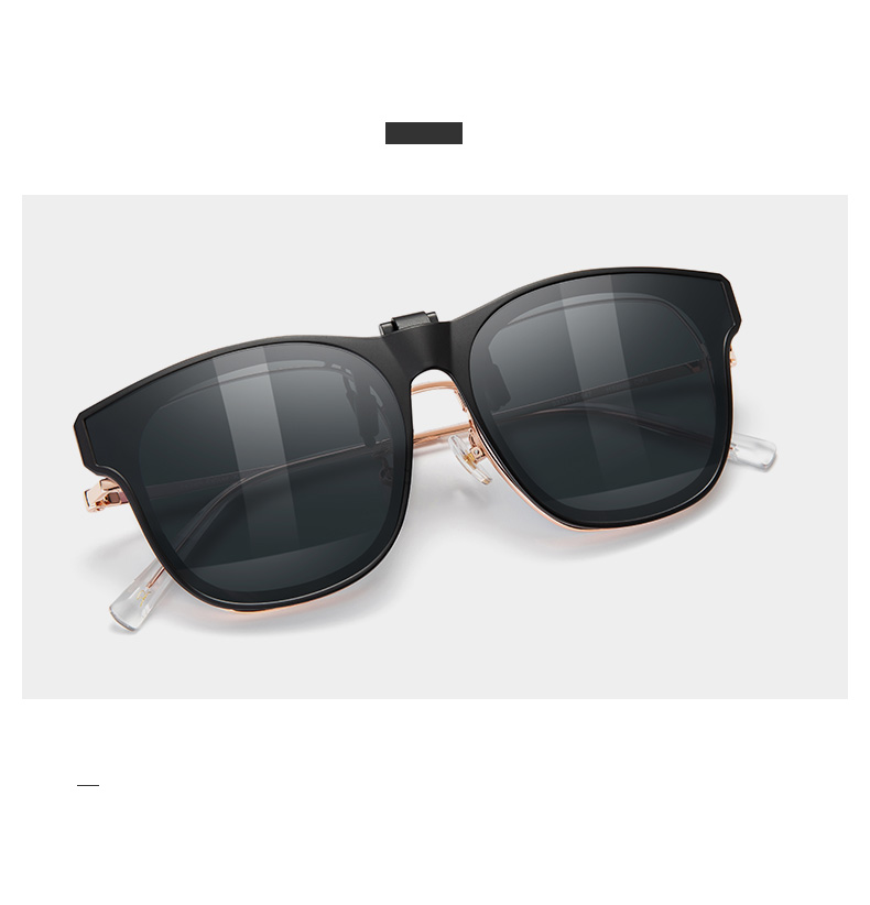 HELEN KELLER Polarized Clip-On Sunglasses Unisex Driving Glasses Clip HP829C2 6