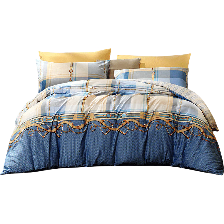 FUANNA Single-Person Set, Student Dormitory Pure Cotton Three-Piece Set, Simple Bed Sheet And Duvet Cover Children's Bedding 152*210cm