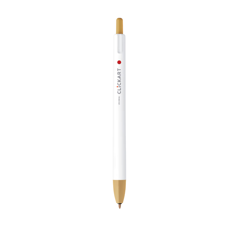 ZEBRA ArtPoint Retractable Watercolor Pen, Student Children's Doodle Drawing Coloring Fine-Tip Colored Pen Journaling Pen WYSS22 Light Brown Single Pack