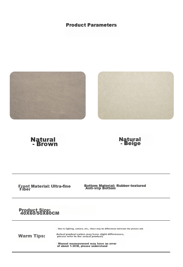 ZHUJUN Bathroom Mat, Quick-Drying Absorbent Mat for Bathroom Entrance, Non-Slip Foot Mat for Toilet, Entrance Mat, Coffee Color, 60x90 11