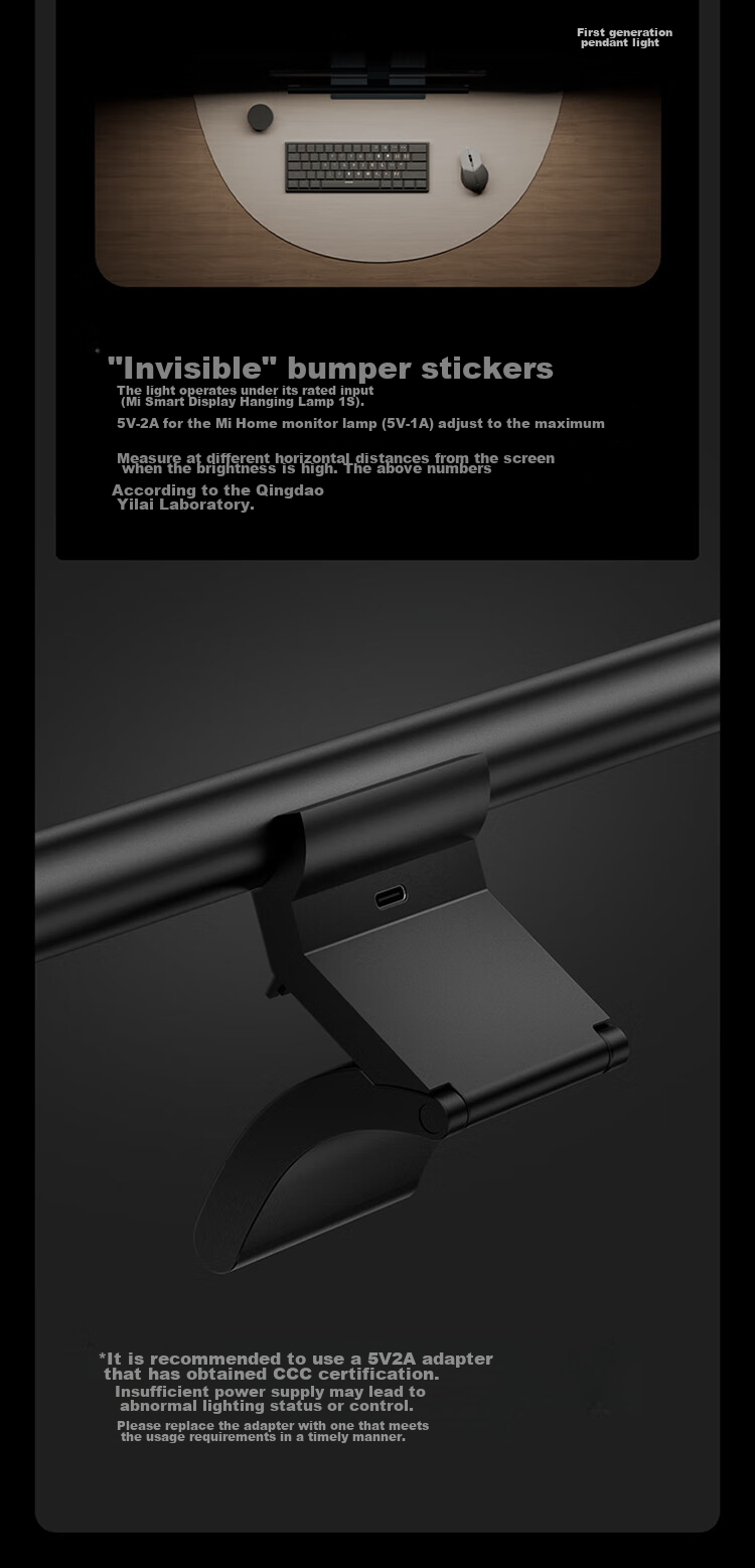 Mijia Smart Monitor Screen Hanging Lamp 1S, Computer Gaming Desk Reading Lamp, Xiaomi Lighting Gift 8